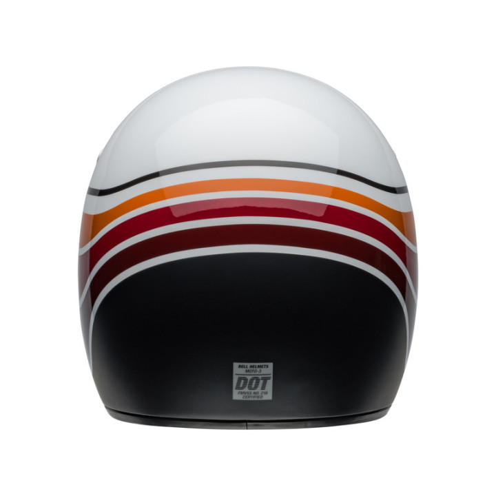 KASK MOTOCYKLOWY BELL MOTO-3 ECE6 RSD SDL BLACK SATIN GLOSS WHITE BLACK