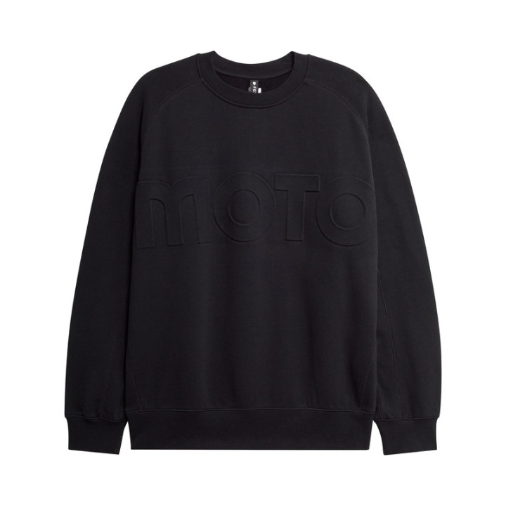 BLUZA FOX MOTO-X OVERSIZED FLEECE CREW BLACK