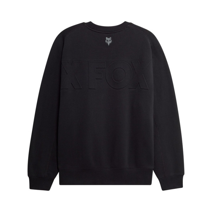 BLUZA FOX MOTO-X OVERSIZED FLEECE CREW BLACK