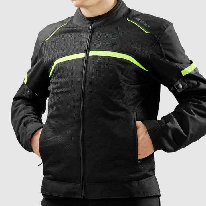 KURTKA MOTOCYKLOWA TEKSTYLNA OZONE NEO AIR BLACK
