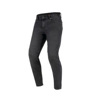 JEANSY MOTOCYKLOWE REBELHORN NOMAD TAPERED FIT WASHED BLACK