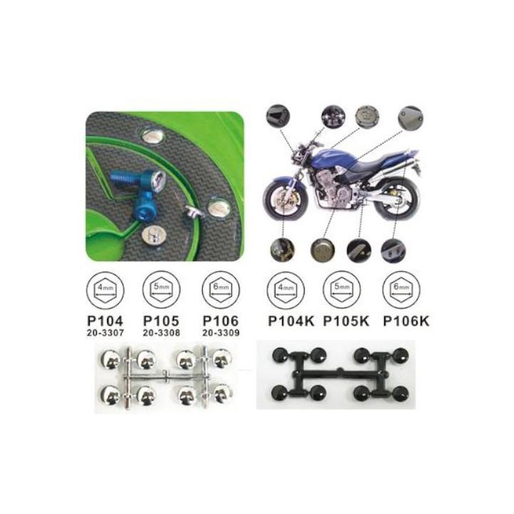 ZAŚLEPKA MASKUJACA KEITI BLACK 4MM 16 PACK