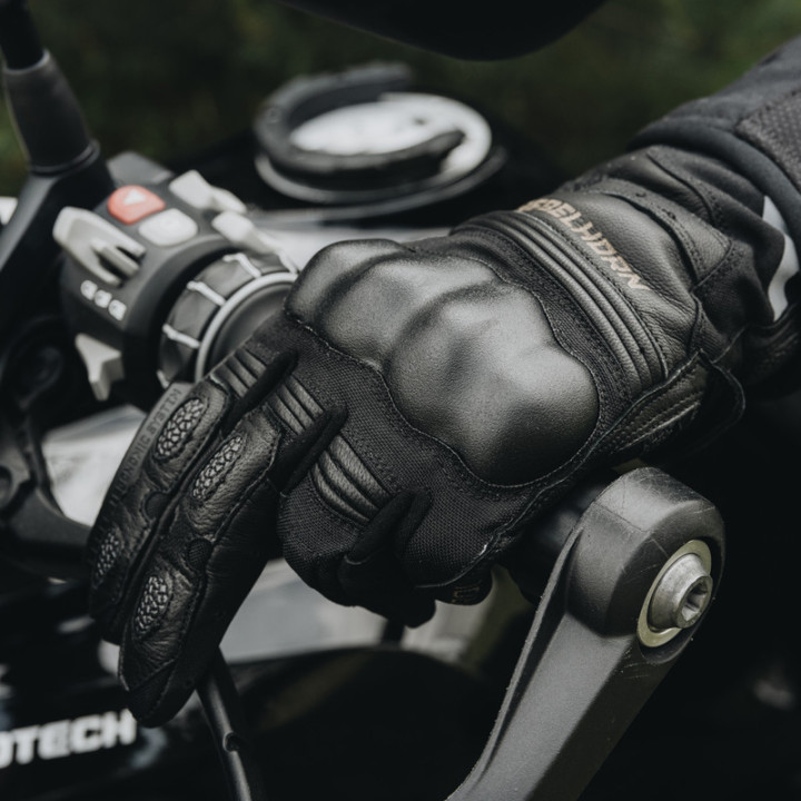 RĘKAWICE MOTOCYKLOWE DAMSKIE REBELHORN PATROL BLACK WXS