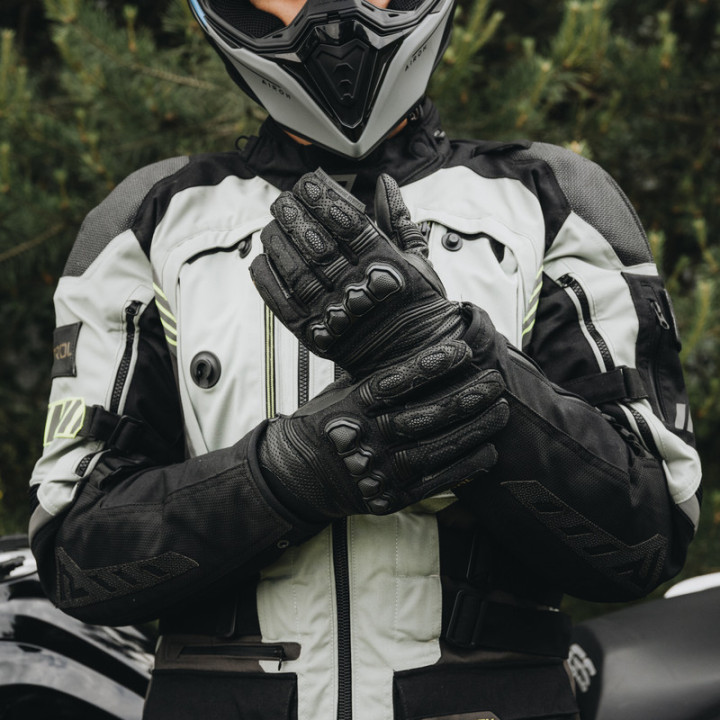 RĘKAWICE MOTOCYKLOWE REBELHORN PATROL SHORT BLACK XS