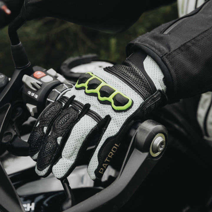 RĘKAWICE MOTOCYKLOWE REBELHORN PATROL SHORT BLACK GREY XS