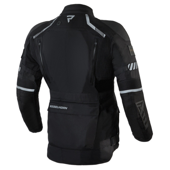 KURTKA MOTOCYKLOWA TEKSTYLNA REBELHORN PATROL BLACK