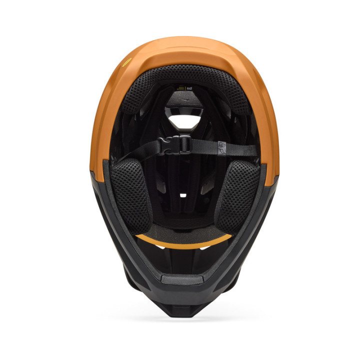 KASK ROWEROWY FOX PROFRAME FREQUENCY CARAMEL