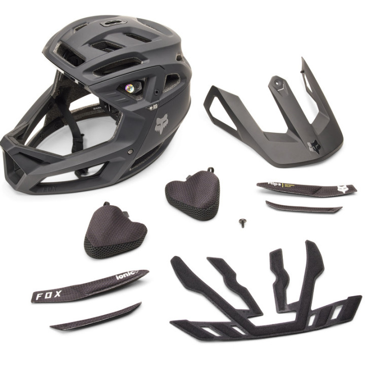 KASK ROWEROWY FOX PROFRAME RS MATTE BLACK L