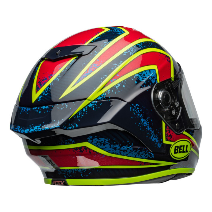 KASK MOTOCYKLOWY BELL RACE STAR ECE6 DLX XENON BLUE RETINA M