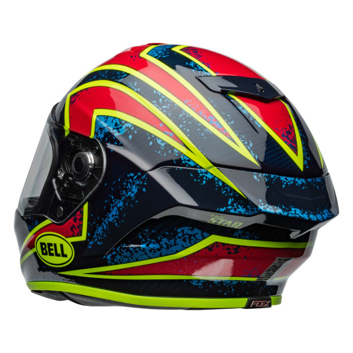 KASK MOTOCYKLOWY BELL RACE STAR ECE6 DLX XENON BLUE RETINA M