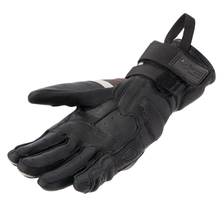 RĘKAWICE MOTOCYKLOWE REBELHORN RANGE BLACK LIGHT GREY