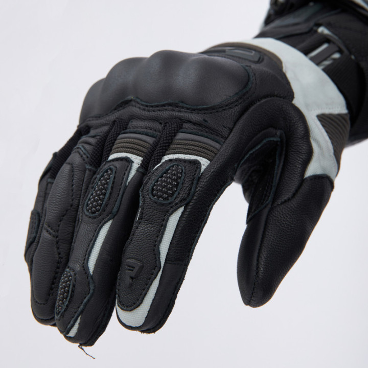 RĘKAWICE MOTOCYKLOWE REBELHORN RANGE BLACK LIGHT GREY