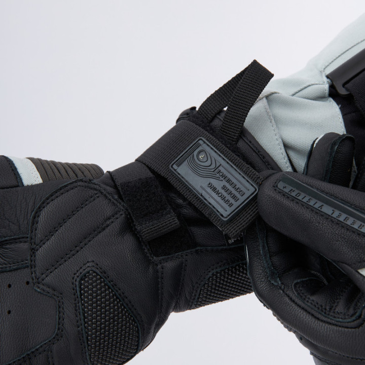 RĘKAWICE MOTOCYKLOWE REBELHORN RANGE BLACK LIGHT GREY