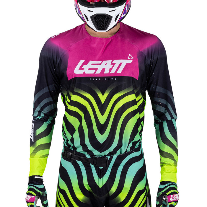 BLUZA OFFROADOWA LEATT MOTO 5.5 ULTRAWELD TIGER PINK