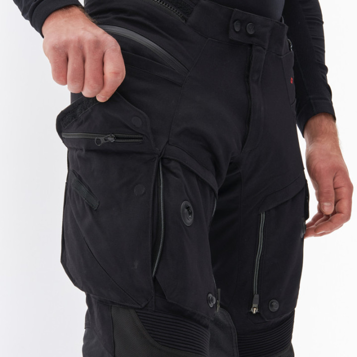 SPODNIE MOTOCYKLOWE TEKSTYLNE REBELHORN RANGE BLACK