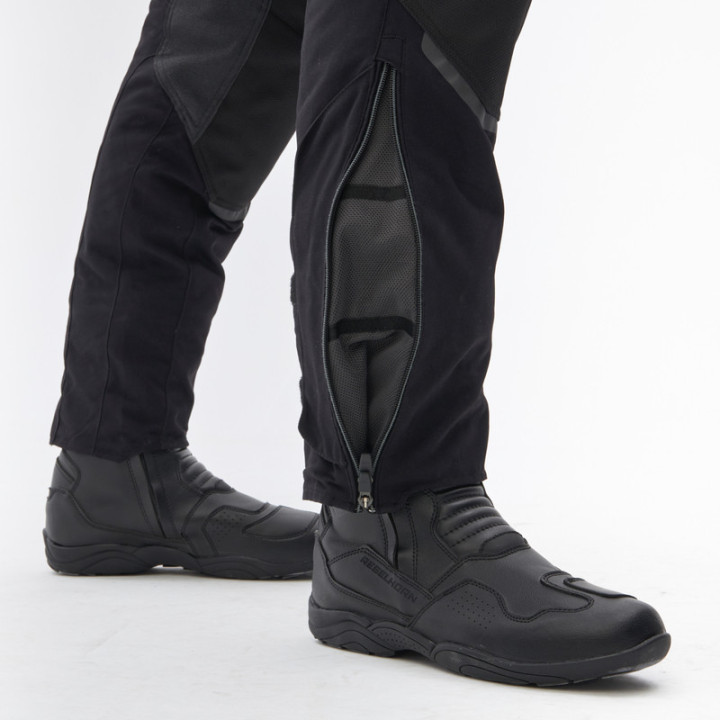 SPODNIE MOTOCYKLOWE TEKSTYLNE REBELHORN RANGE BLACK