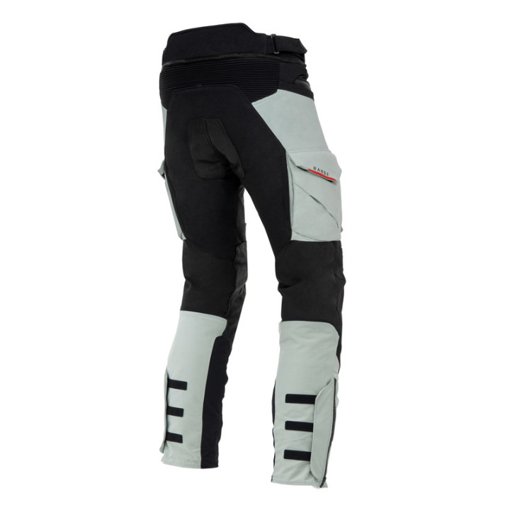 SPODNIE MOTOCYKLOWE TEKSTYLNE REBELHORN RANGE GREY BLACK RED